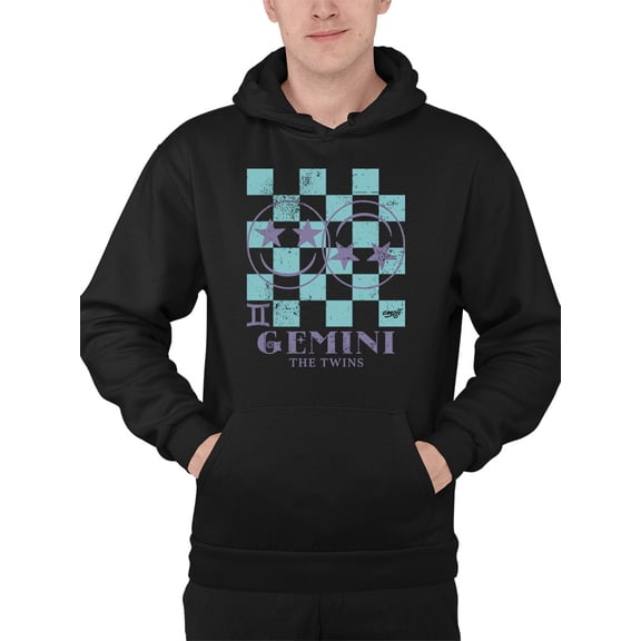 Gemini Twins Emoji - Zodiac Art Design Men's Hoodie