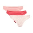 thumbnail image 1 of Sloggi Tangas para mujer, pack de 3 - GO Crush String C3P, pantalón, algodón elástico Rosa/Blanco L (Large), 1 of 7