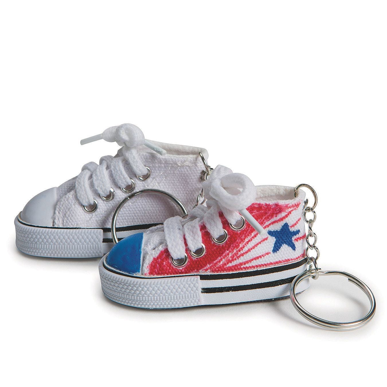 Color-Me™ Sneaker Keychains (Pack of 12)