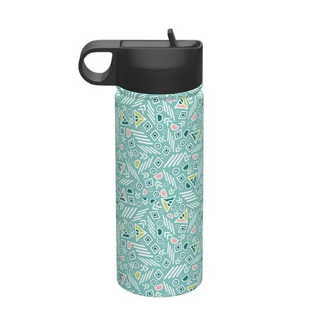 

Coaee Geometric Elements for 18oz Insulated Kettle With Straw Insulated Water Bottle For Running Hiking Cycling Climbing Men s Woman Insulated Water Bottle