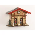 thumbnail image 1 of NUREMBERG, Estación Meteorológica Estilo Chalet con figuritas de hombre, mujer y perro. Inserto de tiempo de cuarzo solamente Hermle 81000, 1 of 1
