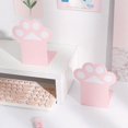 thumbnail image 4 of 2x estante de almacenamiento para escritorio y gato, soporte para libros, para decoración de dormitorio, blanco Feliz Sencillez, 4 of 5
