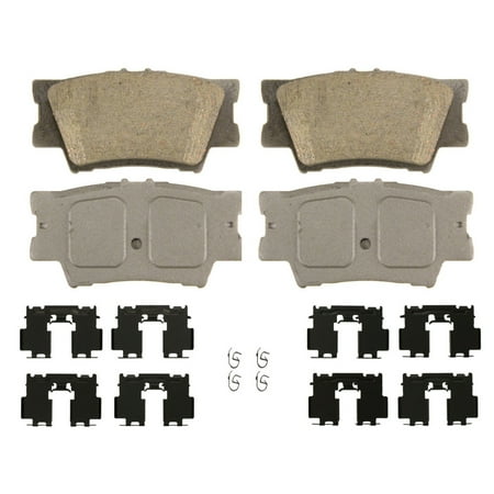 Wagner ThermoQuiet QC1212 Ceramic Disc Brake Pad Set Fits select: 2006-2018 TOYOTA RAV4, 2007-2018 TOYOTA CAMRY