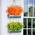 thumbnail image 6 of Coolmade 8 Bundles Artificial Fall Flowers No Fade Autumn Plants, Indoor Outdoor Greenery for Thanksgiving Christmas Wedding Party Home Garden Fireplace DÃ©cor (Gold Yellow), 6 of 8