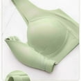 thumbnail image 5 of Iyufng Bras for Women,Push up Wireless Bra,Solid Color Steel Ring Oversized Gathering Underwear Daily Bra,Front Closure Bras Plus Size, 5 of 8
