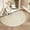 Beige B, variant on Door Mat 24" x 16", Half Circle Non Slip Washable Entry Rug, Low Profile Absorbent Doormat for Front Door, Back Door, Entryway, Kitchen – Soft Semicircle Indoor Floor Mat