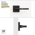 thumbnail image 4 of Mega Handles | Prime Dummy Door Lever | Pack of 2| Matte Black, 4 of 4