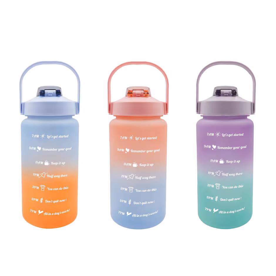 thumbnail image 5 of Water Bottles with Hydration Measurements and Flip-Top Lids, 48-oz (1ct), 5 of 7