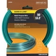 thumbnail image 2 of Hillman Green Plastic Coated Steel Wire Clothesline - Outdoor Use - 50' Green, 2 of 3