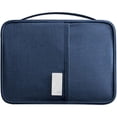 thumbnail image 1 of Cartera para pasaporte familiar, bolsa para documentos de viaje, organizador de viaje, estuche de viaje, cartera de viaje para pasaporte, color gris, 1 of 8