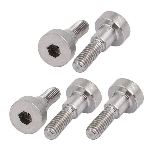 Unique Bargains 5pcs Shoulder Bolt 5mm Shoulder Dia 5mm Shoulder Length M4 Thread