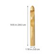 thumbnail image 3 of Shisuyan Crochet Needle Knitting Hooks Crochet Needles Synthetic Material 1 Set 25mm, 3 of 8