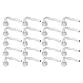 thumbnail image 1 of 20PCS Car Air Conditioner Connector Angled 90 3/8in For Trucks Engineering Vehicles Air Conditioning Retrofit, 1 of 5