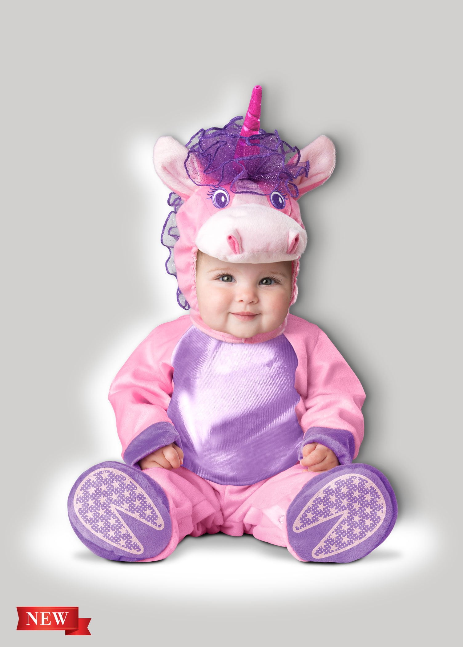 Baby Toddler Pastel Rainbow Unicorn Halloween Plush Costume infant 0-18 mo 2T 4