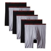 Different Touch 6 Pack Men's Big and Tall Boxer Briefs Underwear 5XL