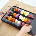 thumbnail image 4 of Prepman Stainless Steel Flat 14 in Kabob Skewers 12 count, 4 of 11