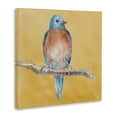 thumbnail image 4 of Stupell Industries Traditional Bluebird Perched Animals & Insects Painting Gallery Wrapped Canvas Art Print Wall Art, 24 x 24, 4 of 8