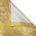 thumbnail image 6 of Ambesonne Yellow and White Valance & Curtain, Ornate Design, 55"x36", Marigold Yellow Tan, 6 of 6