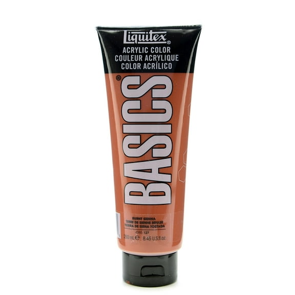Basics Acrylics Colors burnt sienna, 8.5 oz., tube (pack of 2)