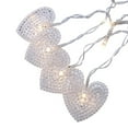 thumbnail image 6 of Valentine's Day Window Lights, 128 LEDs Red Heart Shaped Valentines Hanging String Lights, 8 Lighting Modes Valentine Red Curtain Lights for Window Curtain Party Valentines Day Decor Clearance, 6 of 7