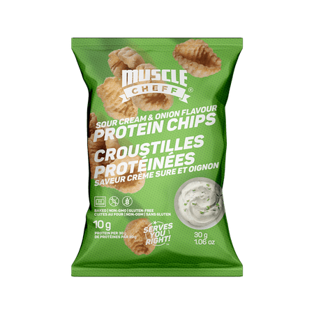 Muscle Cheff Protein Chips - Sour Cream & Onion (6-Pack)