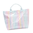 thumbnail image 3 of Bolso tote impermeable, elegante, ligero y sencillo, ideal para el trabajo. Rayas arcoíris, 3 of 8