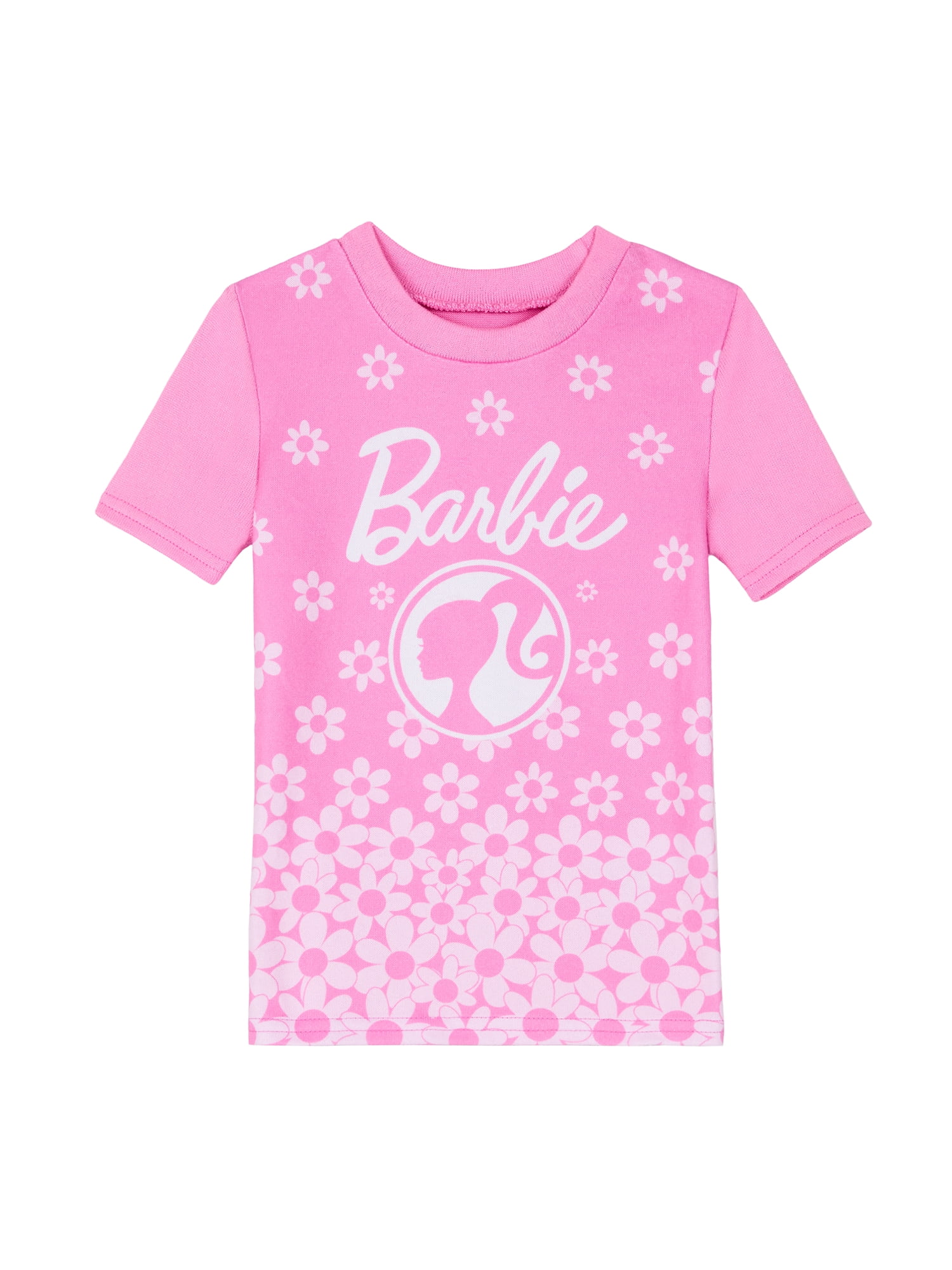 Barbie Toddler Girls Short Sleeve Pajama Set, 3-Piece, Sizes 12M-5T