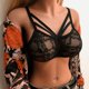 thumbnail image 4 of Gibobby Lencería sexy para mujer Sujetador de encaje floral para mujer Deep V Sexy Bralette Lencería(Negro G), 4 of 5