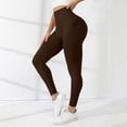 thumbnail image 6 of Butt Lifting Leggings for Women, Comdrip Thick High Waist Yoga Pants with Workout Running Yoga Leggings for Women Womens Leggings Coffee XL, 6 of 9