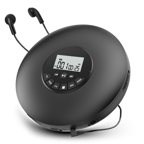 Reproductor de CD portátil Arafuna con pistas programables y antisaltos