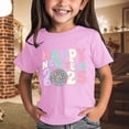 thumbnail image 2 of Godom Girls' Short Sleeve Shirts Crewneck Fashion Shirts Tee Summer Shirts, 2 of 7