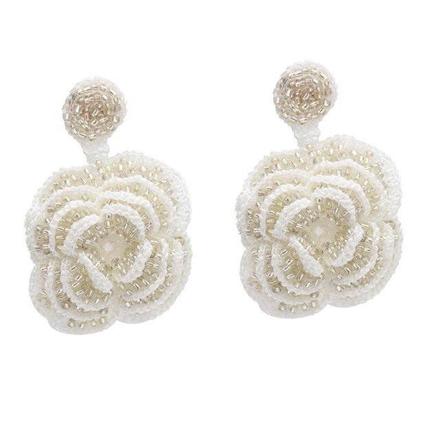 Pendientes colgantes de de rosa exagerados Pers Exquisitas Joyas de Zulema Dangle Earrings for Women Girl