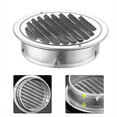 thumbnail image 2 of Grille de Ventilation Ronde Anti-Insectes pour Mur Extérieur Outil de Ventilation pour Hotte d'Échappement, 2 of 7