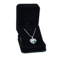 thumbnail image 2 of Women's Green "Always in My Heart" Rhinsestone Heart Funeral Cremation Urn Necklace for Ashes Urn Jewelry Remembrance Memorial Pendant with Free Fill Kit and Gift Box, 2 of 12