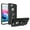 Black, variant on For Apple iPhone 8 Plus/7 Plus/6 6S Plus Rugged Dual Layers 2in1 Hard PC + TPU Shockproof Hybrid with Ring Kickstand Cover ,Xpm Phone Case [ Black ]