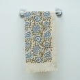 thumbnail image 5 of Lightweight & Durable Waffle Weave Towel with Hand Block Print by Fabdivine – 17" x 32", Set of 4, Vasundhra, 5 of 6