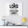 thumbnail image 2 of Scripture Walls Isaiah 60:20 Everlasting Light Bible Verse Canvas Christian Wall Art Ready to Hang Unframed, 2 of 12