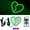 Green, variant on Window Neon Light Heart-Shaped Lights Wireless Atmosphere Lights Usb Wiring