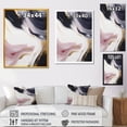 thumbnail image 4 of Designart "Pink And Blue Transcendent Beauty In Marble Art VI" Abstract Marble Canvas Wall Art, 4 of 5