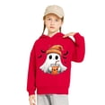 thumbnail image 5 of hengsof Boys Girls Halloween Hooded Shirt Long Sleeve Pullover Hoodies Outfit Toddler Halloween Print Tops 2-7 Years, 5 of 5