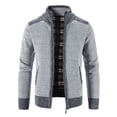 thumbnail image 2 of Vedolay Coats for Men Casual Business Button Cardigan Coat Grey,3XL, 2 of 4