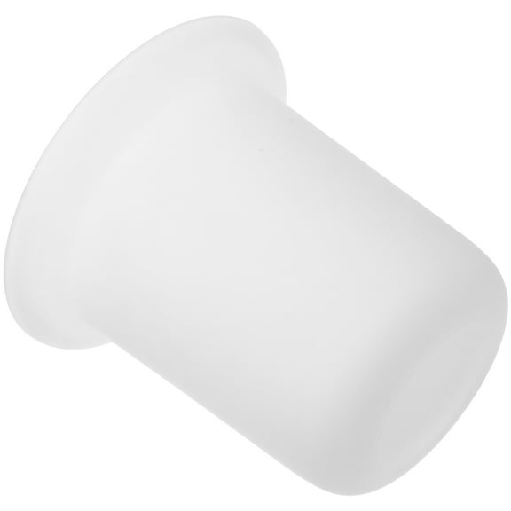 unbranded Toilet Brush Holder Frosted Glass Toilet Bowl Brush Holder Bathroom Scrub Brush Stand Base For Bathroom Tool