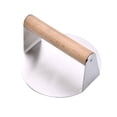 thumbnail image 1 of Inteprter Smash Burger Press Redondo/Cuadrado Patty Acero inoxidable Meat Pancake Antiadherente Professional Smashing Tools Crusher Griddle Cocina y Comedor Redondo Inteprter HA083361-01, 1 of 6