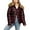 Wine, variant on Levmjia Womens Winter Hooded Jacket Pure Color Fashion Faux-Fur Collar Down Short Puffer Coat Warm Zippered Pockets Windproof Outdoor Commuter Travel Casual