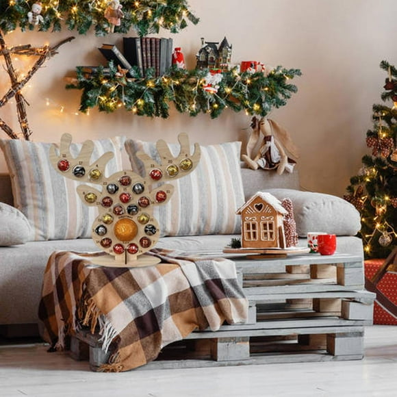 Christmas Chocolate Stand Christmas Ornaments Wooden Advent Calendar Christmas Chocolate Stand Christmas Ornaments Party Decoration Gifts