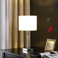 thumbnail image 4 of HomeRoots 18" Modern Crystal Quatro Orb And Silver Metal Table Lamp - Small, 4 of 4