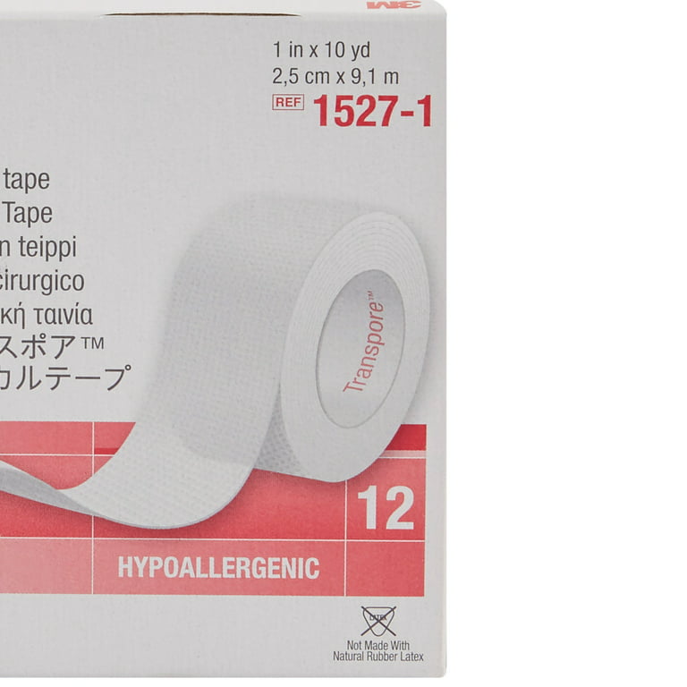 Catalog - Wound Care - Medical Tapes - Transparent Tapes - 3M™ Transpore™ Medical  Tape, 1 Inch x 1½ Yard