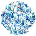 thumbnail image 2 of 35pcs-50pcs Cute Stickers Mermaid Stationery Stickers Ocean Animal Stickers for Luggage Phone Notebooks, 2 of 9