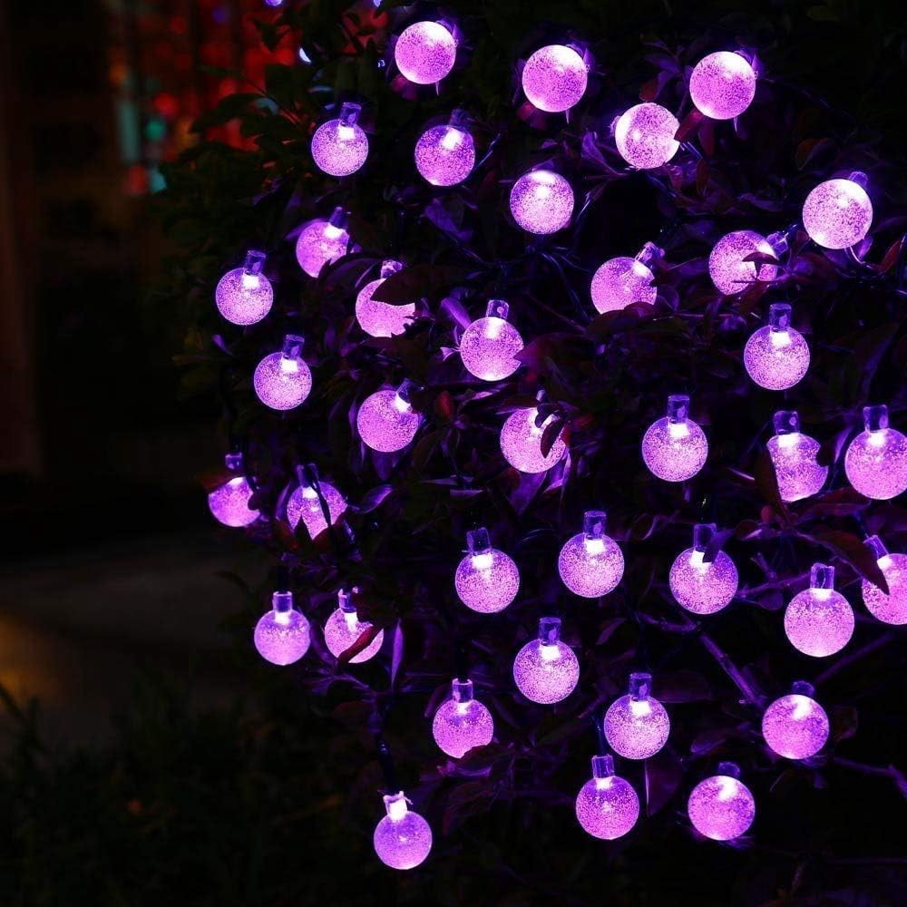 Solar String Lights, Waterproof 20ft 30 LED Solar Ball String Lights, Indoor Outdoor Fairy Globe String Lights,for Garden,Patio,Christmas,Wedding,Home, Party Decoration (Warm White)