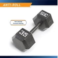 thumbnail image 3 of Cast Iron Hex Dumbbell, 3 of 6
